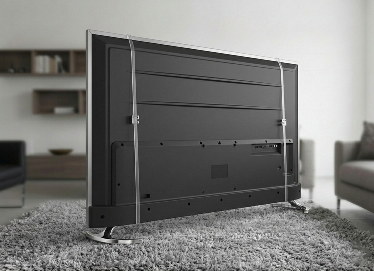 55 İnç 139 Ekran TV Ekran Koruyucu - Flat & Curved Darbe Emici Kırılmaz Zırh Panel