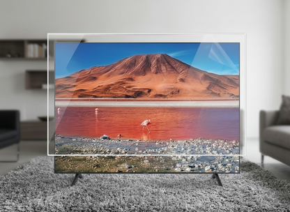 50 İnç 127 Ekran TV Ekran Koruyucu - Flat & Curved Darbe Emici Kırılmaz Zırh Panel
